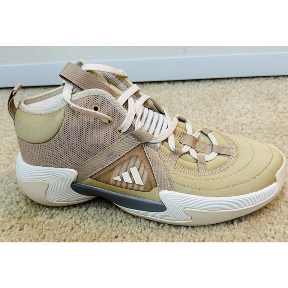 Adidas Women's Exhibit Select CP Mid Athletic Basketball Shoes Beige Sz 8 1/2 - Picture 7 of 14